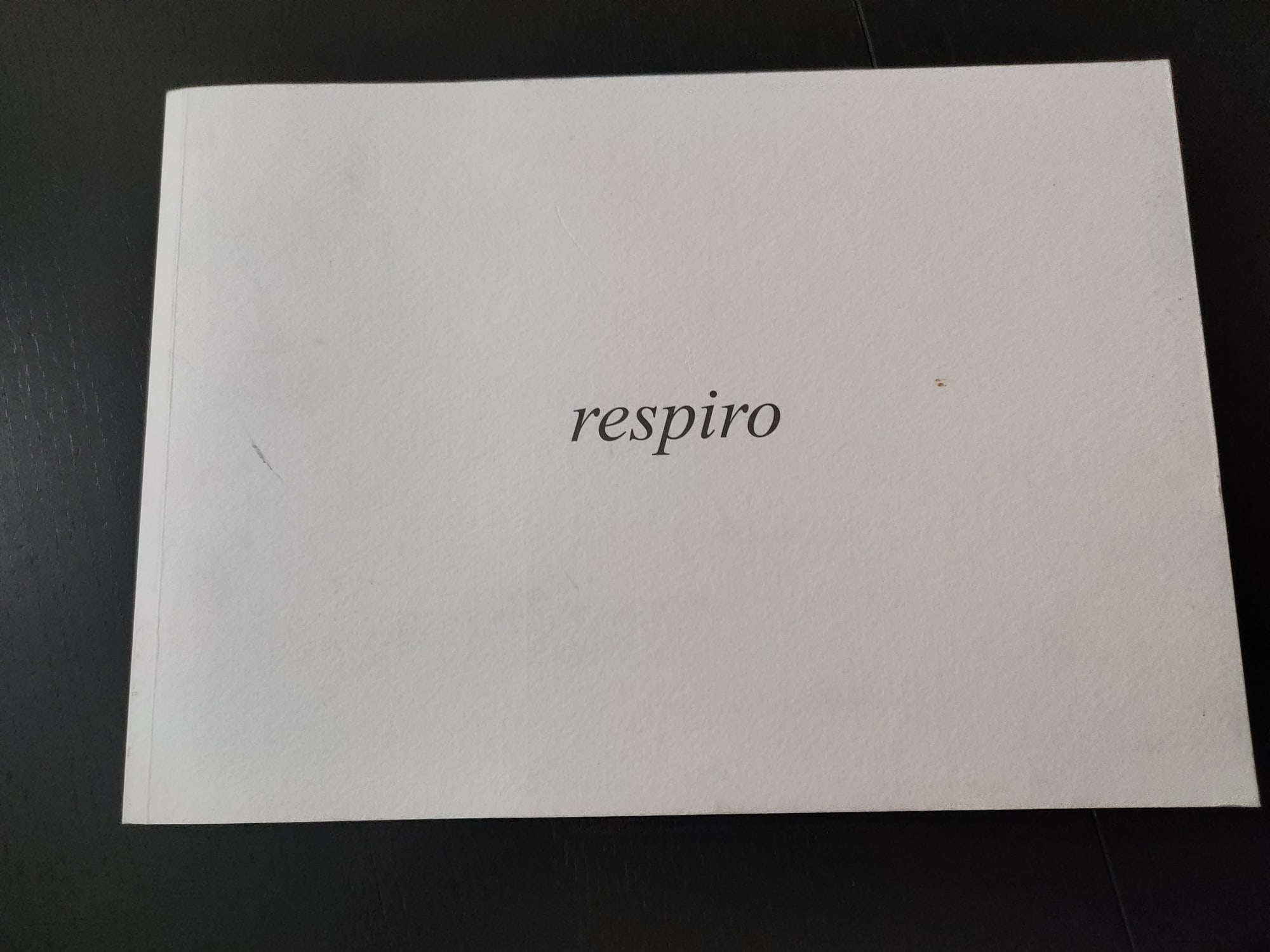 La copertina del libro «Respiro»